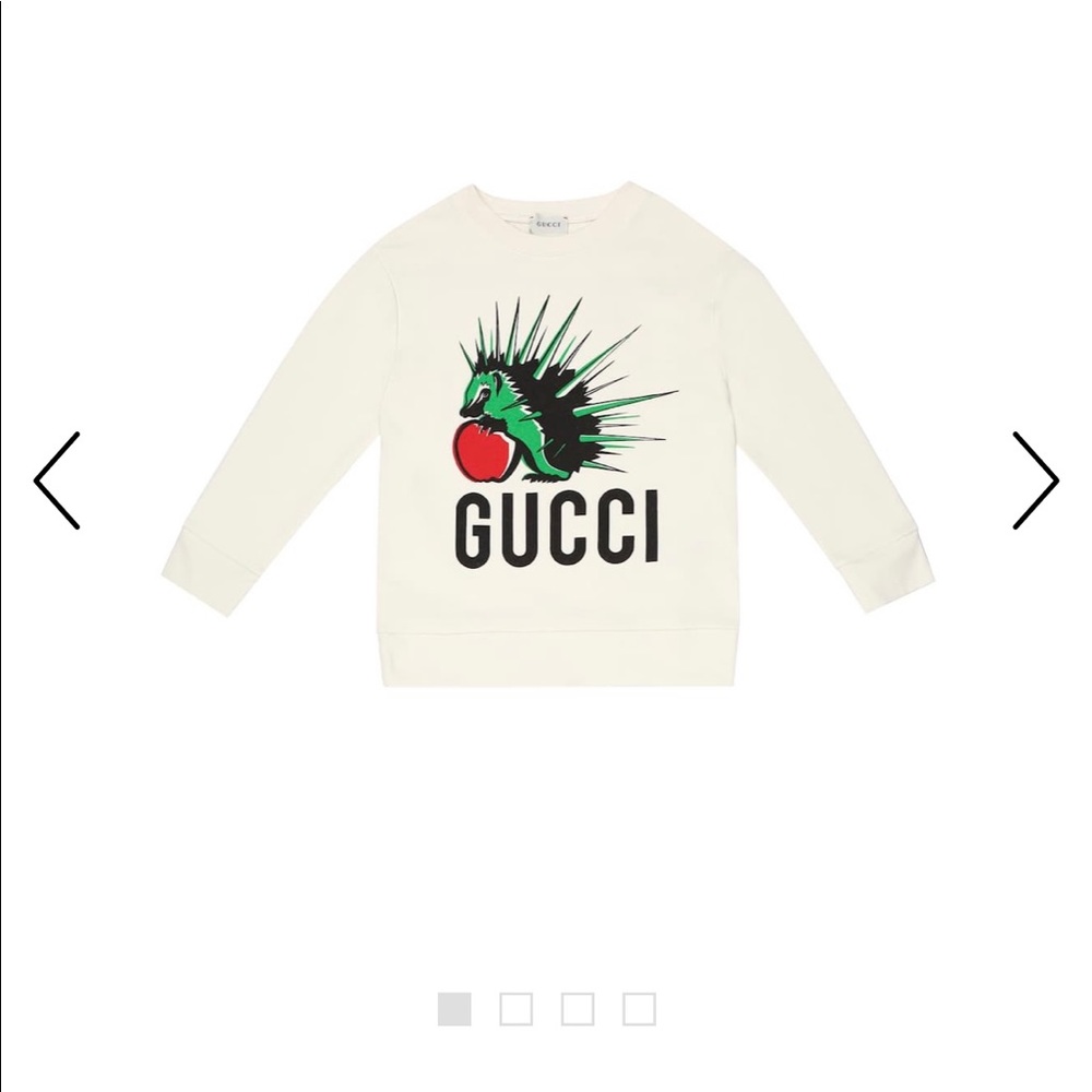 Gucci printer cotton sweater